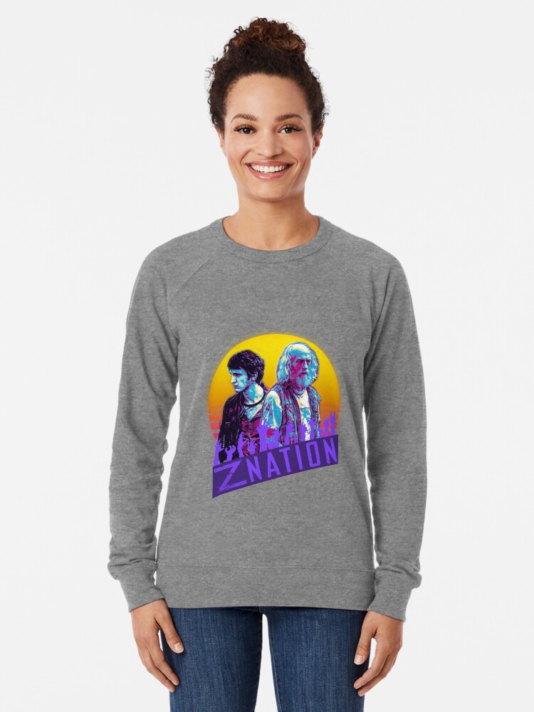 80s style sweatshirt