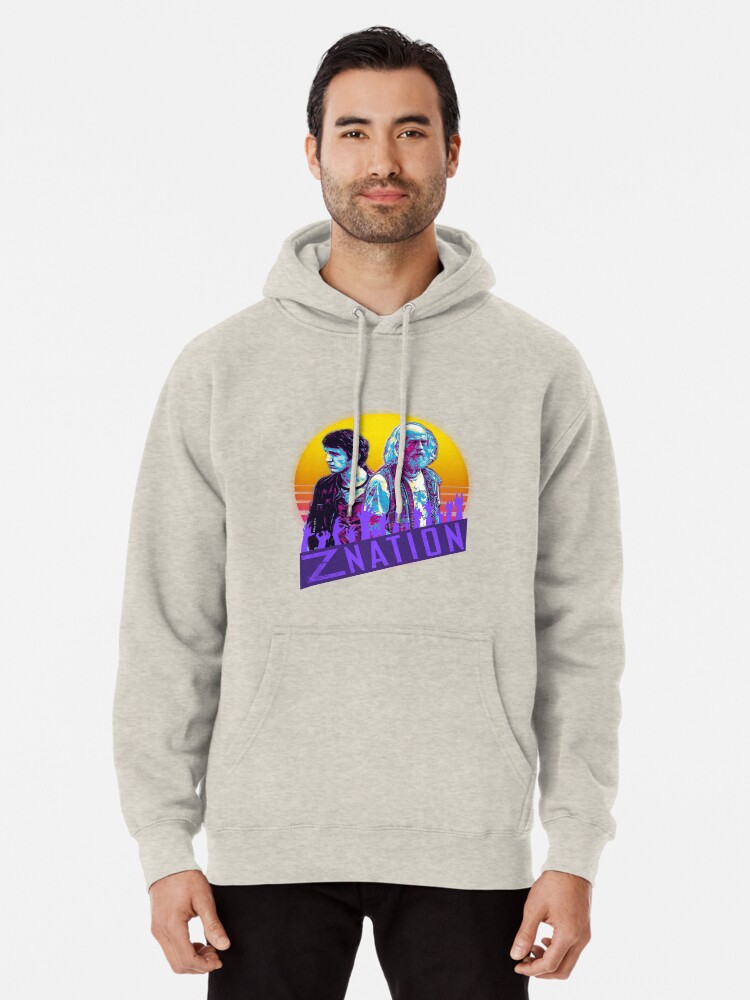 80s style hoodie