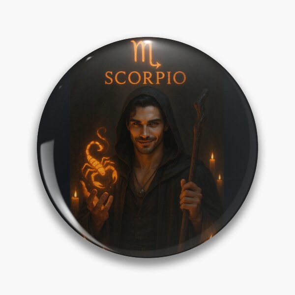 Item preview, Scorpio Sorcerer – Magic and Fire of Desire designed and sold by Tendencias-ia.