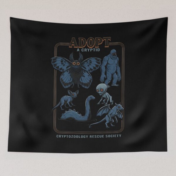 Item preview, Adopt a Cryptid – Join the Cryptozoology Rescue Society designed and sold by SidTastic .
