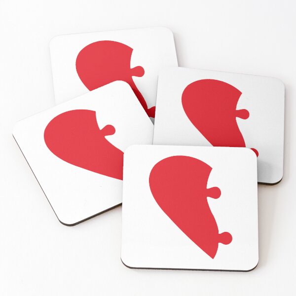 Item preview, Half-heart puzzles. Valentine's Day. designed and sold by NataliaVVV.
