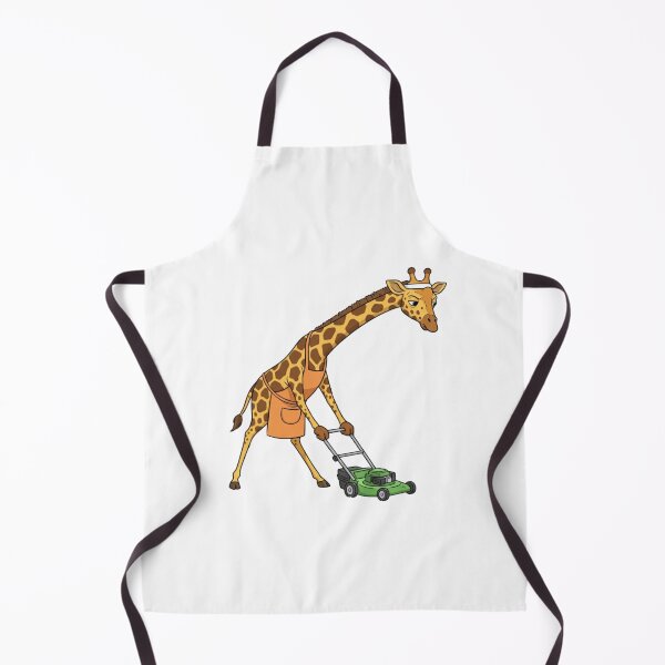 Item preview, Sweaty Giraffe Lawn Care,  Funny Cartoon Illustration designed and sold by NateSells.