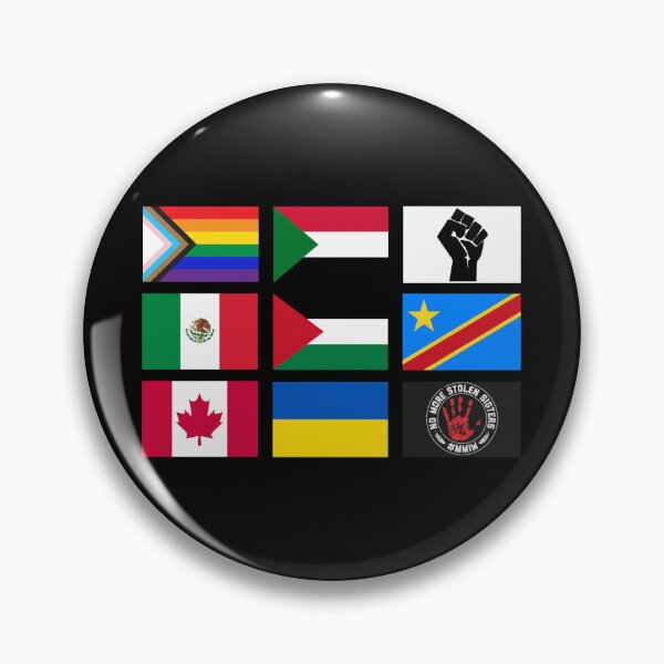 Item preview, Ally Flags Human Rights Support designed and sold by Misstickers.