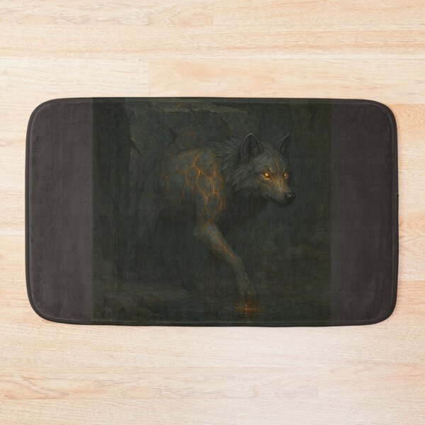 Item preview, The Emberfang Wolf – Heart of the Mountain designed and sold by GeoWild Designs.