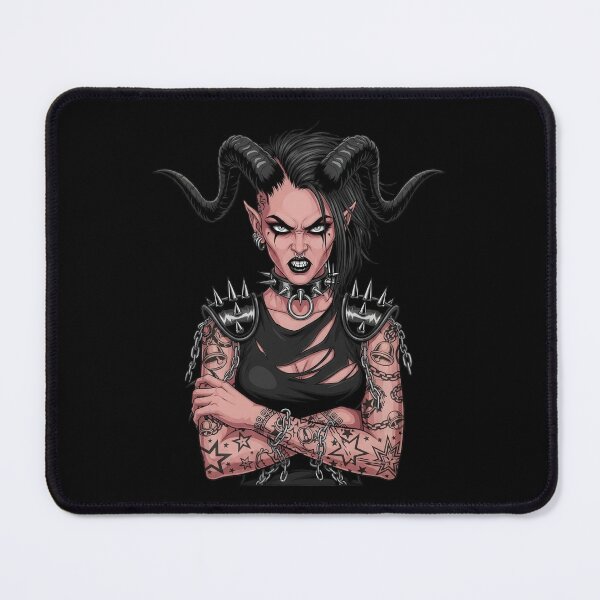 Item preview, Fierce Horned Punk Demoness designed and sold by RGShirtWorks.
