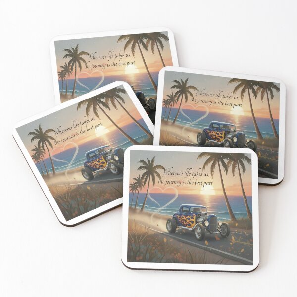 Item preview, Hot Rod landscape "Wherever life takes us"  designed and sold by Friends Custom Creations.