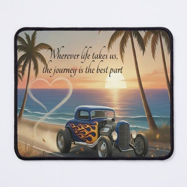 Item preview, Hot Rod landscape "Wherever life takes us" designed and sold by Friends Custom Creations.
