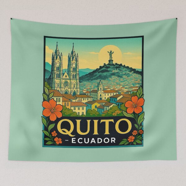 Item preview, Quito, Ecuador designed and sold by Myra365Art.