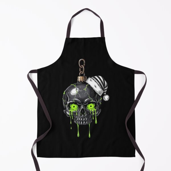 Item preview, Gothic Skull Christmas Ornament with Green Slime designed and sold by RGShirtWorks.
