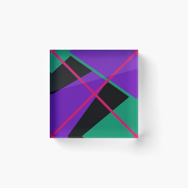 Item preview, Bold Geometric X – Abstract Color Block Design designed and sold by NateSells.