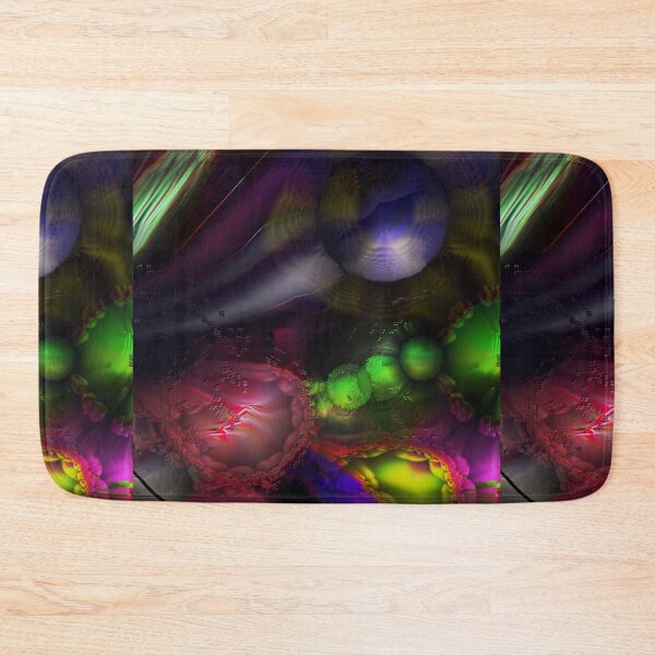 Item preview, Beautiful worlds from outer space, planets and moons, and luminous colors in unseen realms: blue, red, green, pink, navy blue, white, yellow. designed and sold by jotcar.