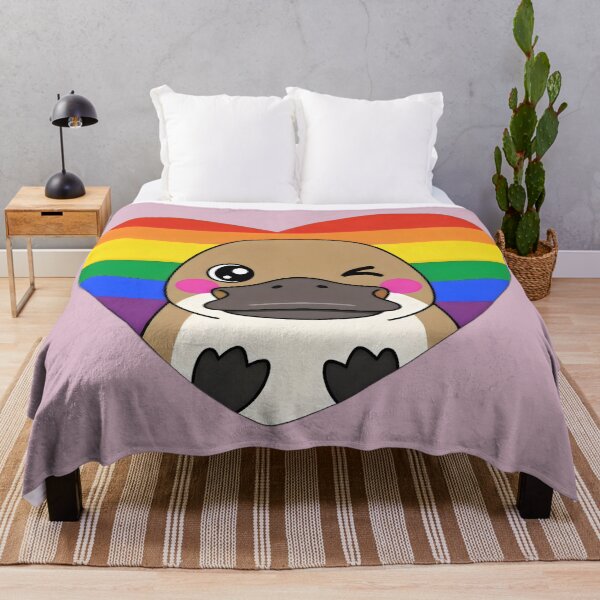 Item preview, Pride platypus Love – Cute Rainbow LGBTQ+ Supporter designed and sold by SidTastic .
