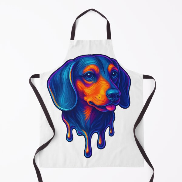 Item preview, Dachshund: Neon Chrome Drip designed and sold by Savannarojas.