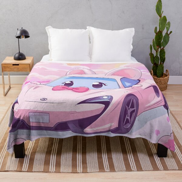 Item preview, Cute Pink Kawaii Sports Car with Cat Ears designed and sold by SweetRossel.