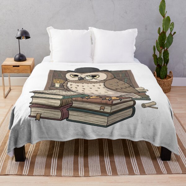 Item preview, Wise Owl Professor - Cartoon Library Illustration designed and sold by NateSells.