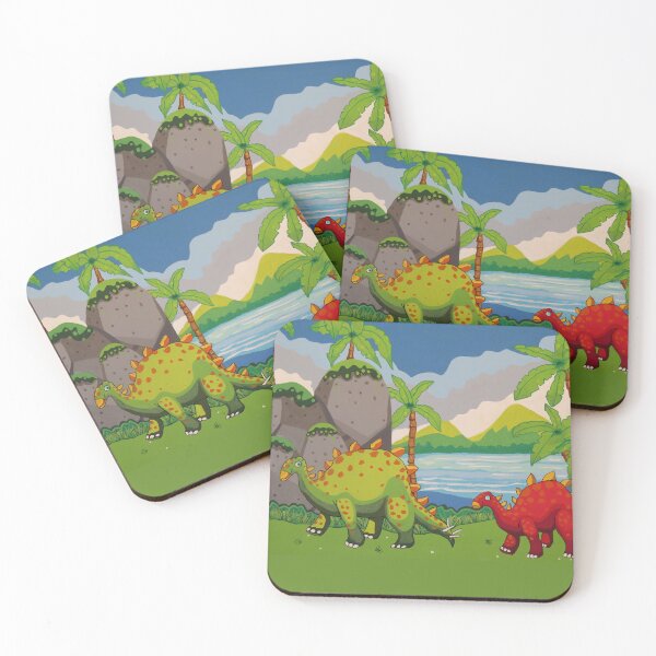 Item preview, Daddy and Baby Dinosaur designed and sold by ElaineFogelArt.