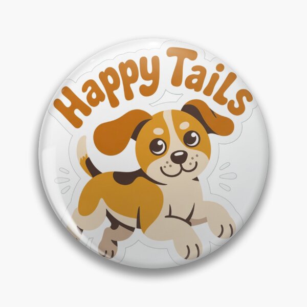 Item preview, ​Wiggly Happy Puppy Tails Design  designed and sold by Irinuca Gifts.