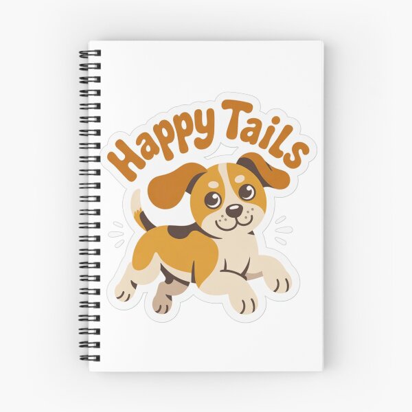 Item preview, ​Wiggly Happy Puppy Tails Design  designed and sold by Irinuca Gifts.