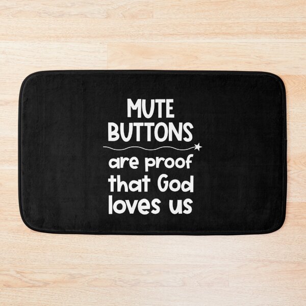 Item preview, Funny Quote for Bad Listeners Mute Buttons designed and sold by Renata Illustrata.