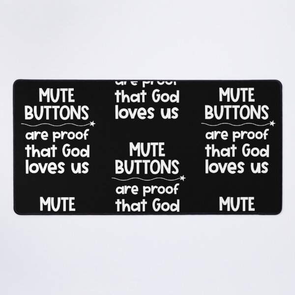 Item preview, Funny Quote for Bad Listeners Mute Buttons designed and sold by Renata Illustrata.