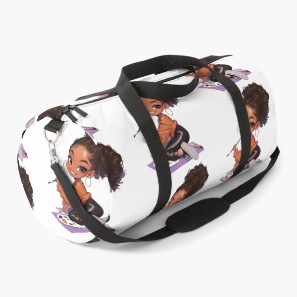 Item preview, Creative Black Girl Painting Chibi designed and sold by Lulunza.