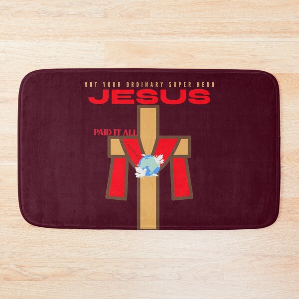 Item preview, Not Your Ordinary Super Hero | Jesus Paid It All | 1 John 2:2 designed and sold by Mrs. Kizzy Gillis Heavenly-Merch.