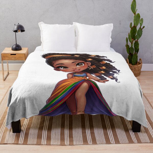 Item preview, African Princess Black Girl Chibi designed and sold by Lulunza.