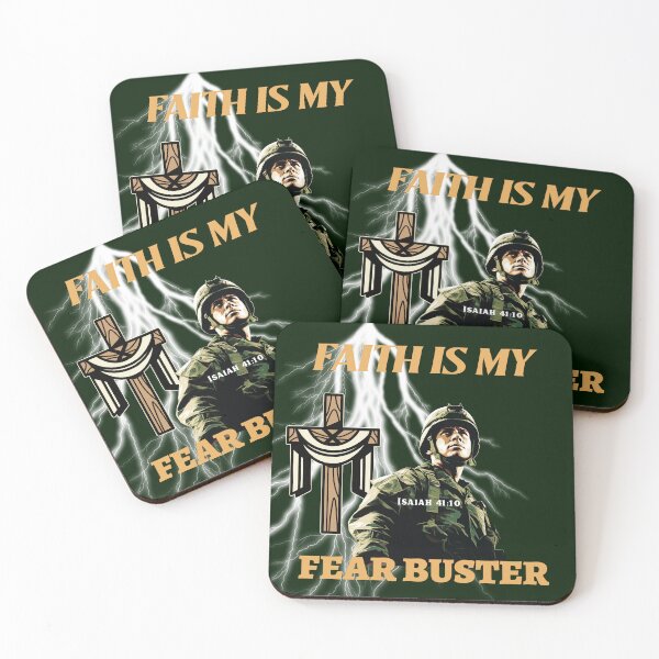 Item preview, Faith Is My Fear Buster | Isaiah 41:10  designed and sold by Mrs. Kizzy Gillis Heavenly-Merch.