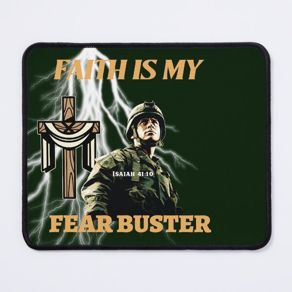 Item preview, Faith Is My Fear Buster | Isaiah 41:10 designed and sold by Mrs. Kizzy Gillis Heavenly-Merch.