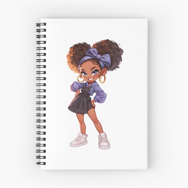 Item preview, Stylish Black Girl Fashion Chibi designed and sold by Lulunza.