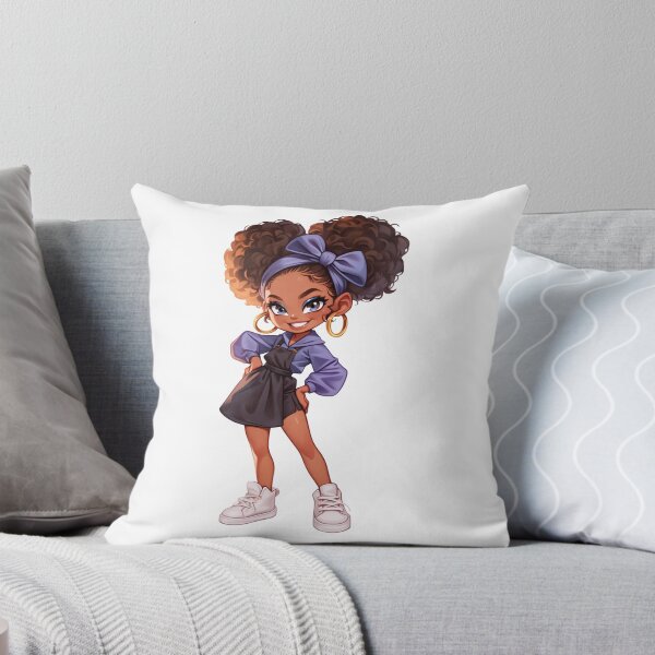 Item preview, Stylish Black Girl Fashion Chibi designed and sold by Lulunza.