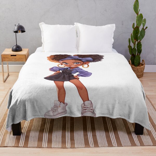Item preview, Stylish Black Girl Fashion Chibi designed and sold by Lulunza.