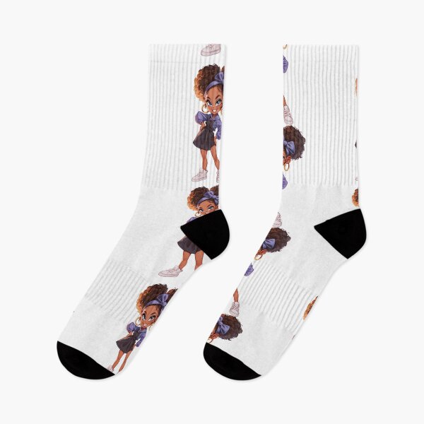 Item preview, Stylish Black Girl Fashion Chibi designed and sold by Lulunza.