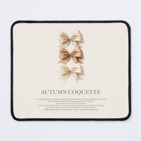Item preview, Neutral Ties Watercolor Coquette Autumn designed and sold by ElizabethCoelho.