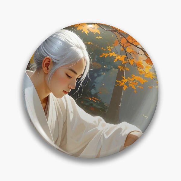 Item preview, "Shinto Harmony in Autumn" designed and sold by Schoenenwald - Illustrations Uniques et Originales.