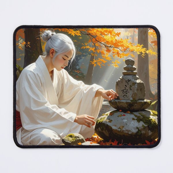 Item preview, "Shinto Harmony in Autumn" designed and sold by Schoenenwald — Art Japonais, Zen & Nature.