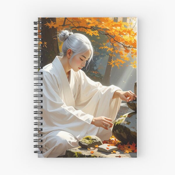 Item preview, "Shinto Harmony in Autumn" designed and sold by Schoenenwald - Illustrations Uniques et Originales.