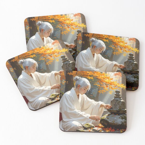 Item preview, "Shinto Harmony in Autumn" designed and sold by Schoenenwald — Art Japonais, Zen & Nature.