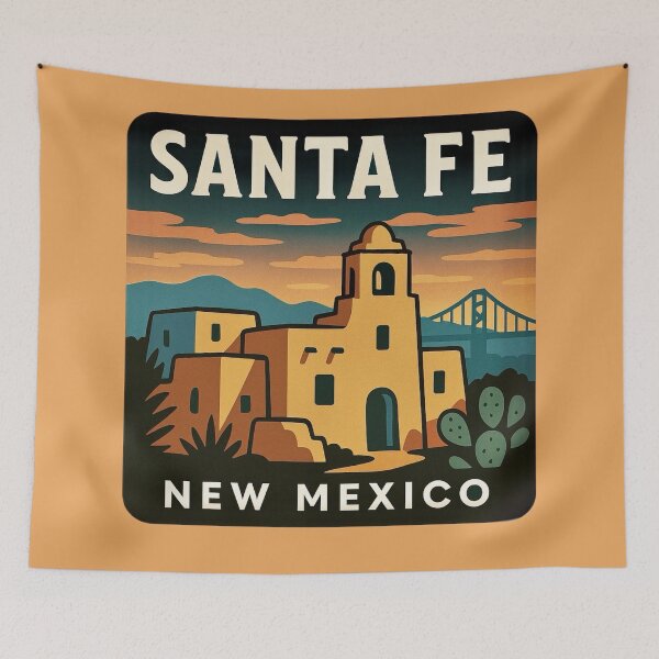 Item preview, Santa Fe, New Mexico designed and sold by Myra365Art.