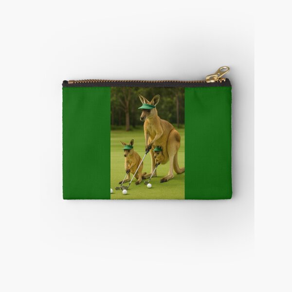 Item preview, Kangaroo Family Plays Golf designed and sold by Tridentulus.