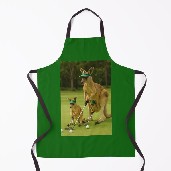 Item preview, Kangaroo Family Plays Golf designed and sold by Tridentulus.