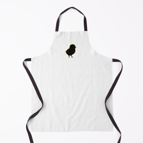 Item preview, Minimal Chick Icon – Black Silhouette on White (Kawaii) designed and sold by cabuks.