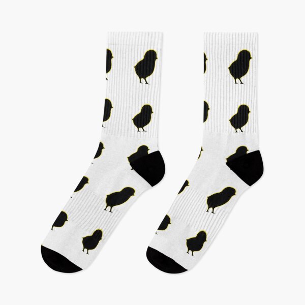 Item preview, Minimal Chick Icon – Black Silhouette on White (Kawaii) designed and sold by cabuks.