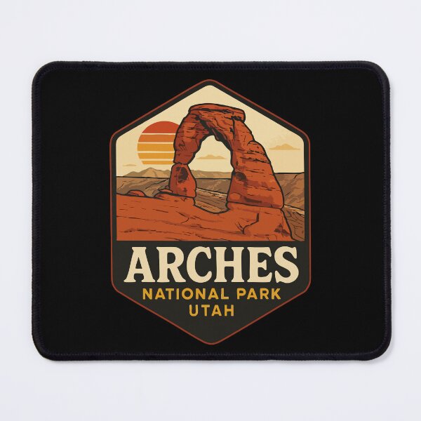 Item preview, Arches National Park Utah Retro Vintage designed and sold by TomFrontierArt.