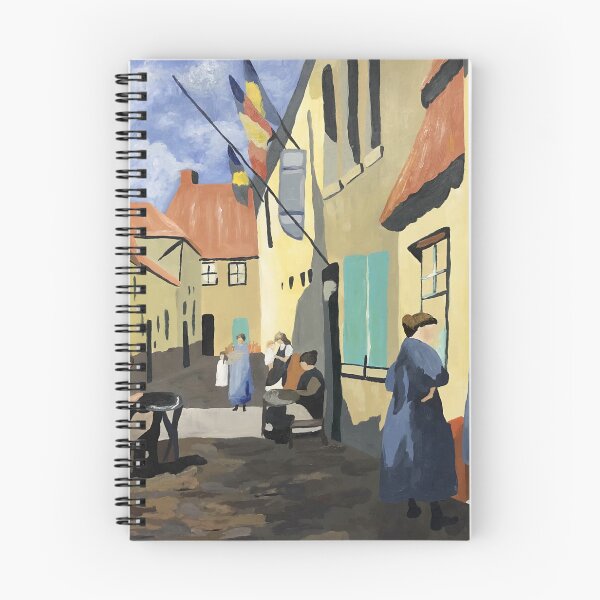 Item preview, Study of "Street in Bruges" by Jane Freeman designed and sold by scapezzutiart.