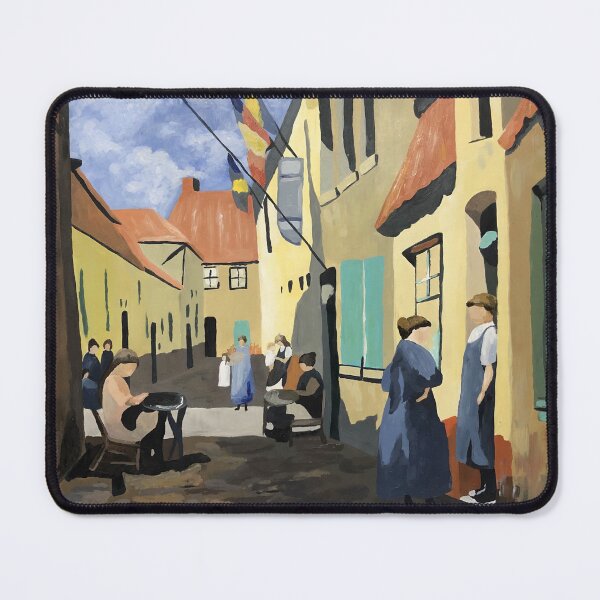 Item preview, Study of "Street in Bruges" by Jane Freeman designed and sold by scapezzutiart.