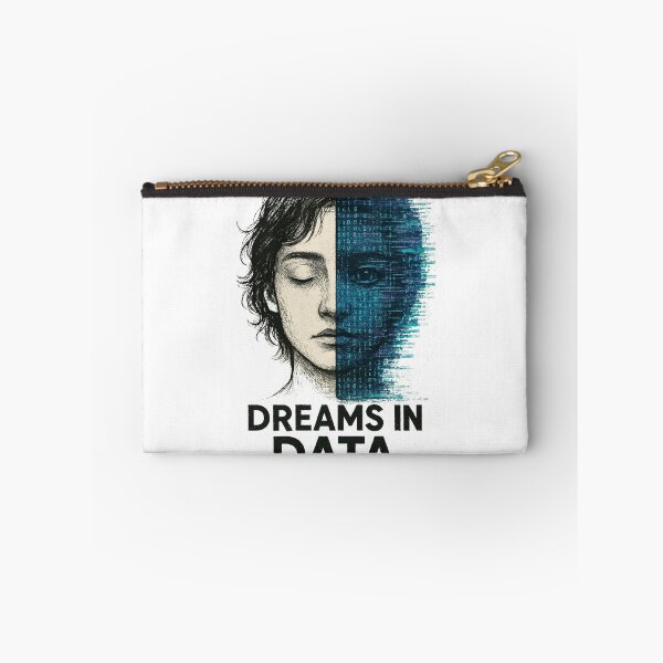 Item preview, Dreams in Data – Surreal AI Portrait with Glitch & Sketch Fusion designed and sold by Disipline.