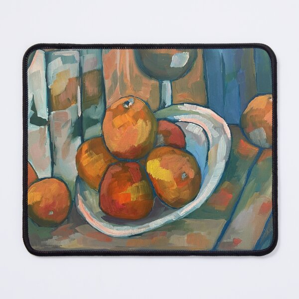 Item preview, Study of "Still Life with Milk Jug and Fruit" by Cezanne designed and sold by scapezzutiart.