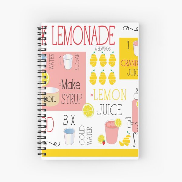 PINK LEMONADE Spiral Notebook