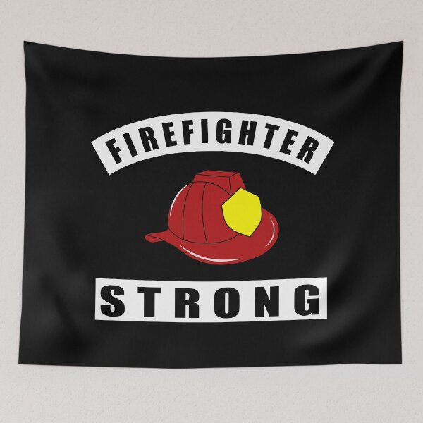 Item preview, Firefighter Strong Proud Firefighter Hero designed and sold by Paulina Vanlife.